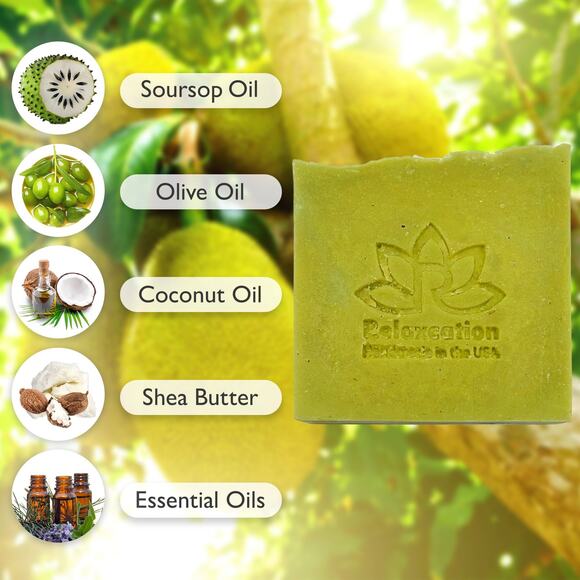 Soursop Nourishing Soap Bar - Picture 3 of 7
